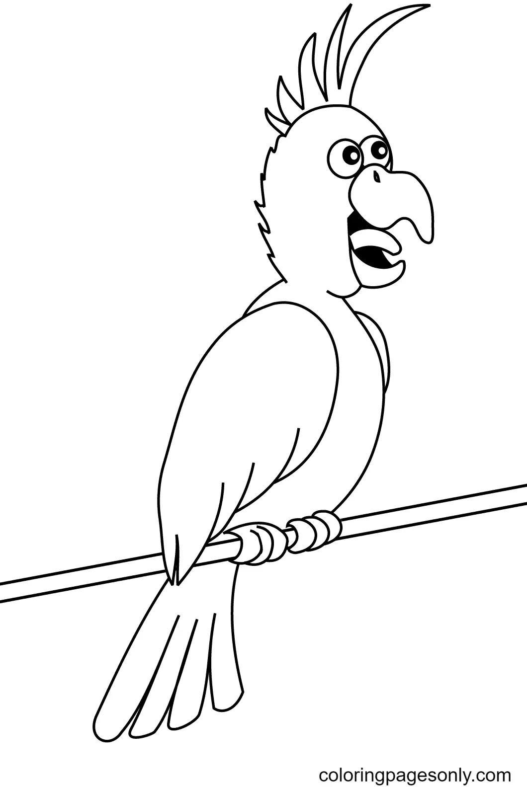 Loros Para Colorear 79