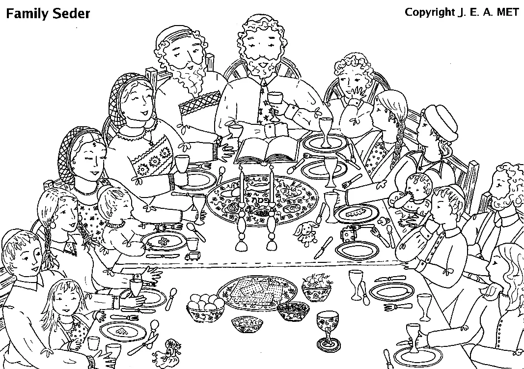 Passover Coloring Pages 21