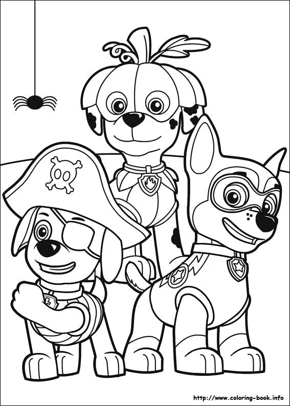 Paw Patrol Para Colorear 1