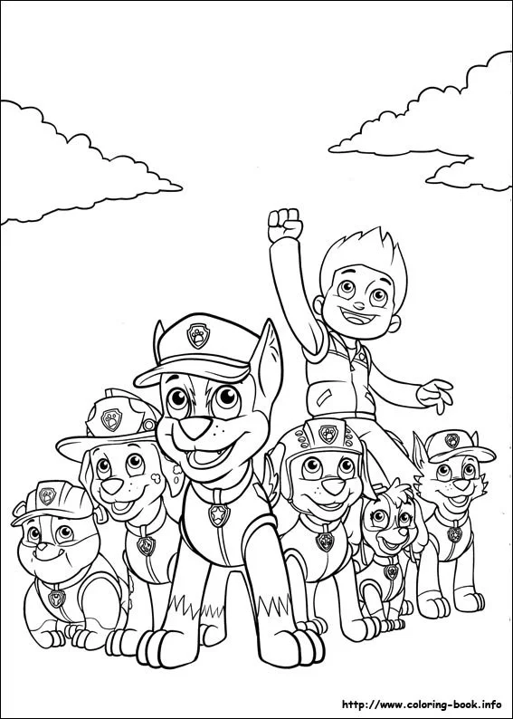 Paw Patrol Coloring Pages 14