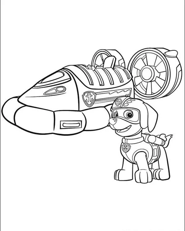 Paw Patrol Coloring Pages 37