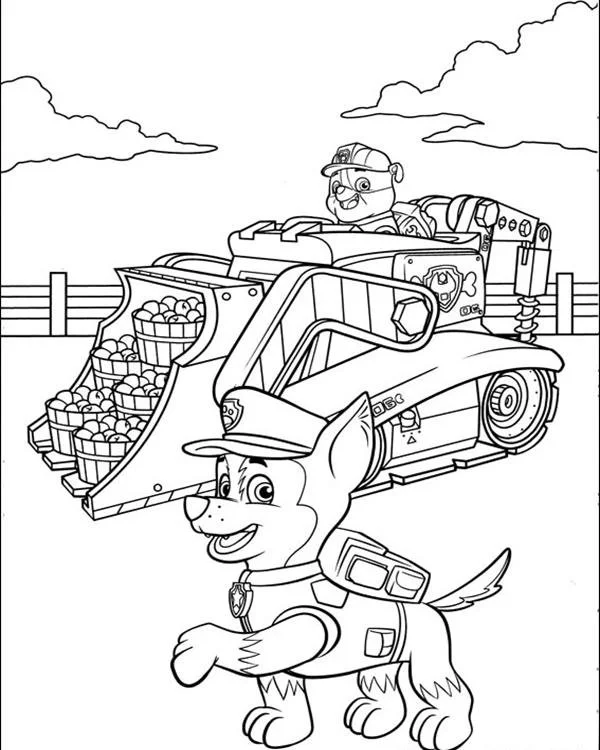 Paw Patrol Coloring Pages 42