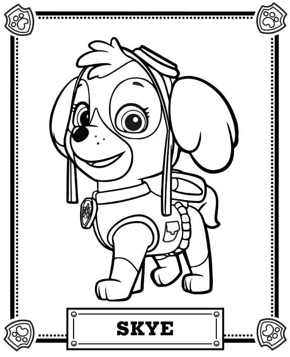 Paw Patrol Coloring Pages 5