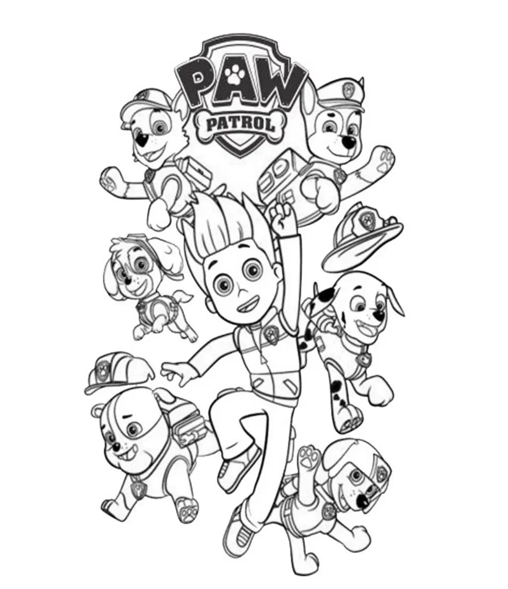 Paw Patrol Coloring Pages 56