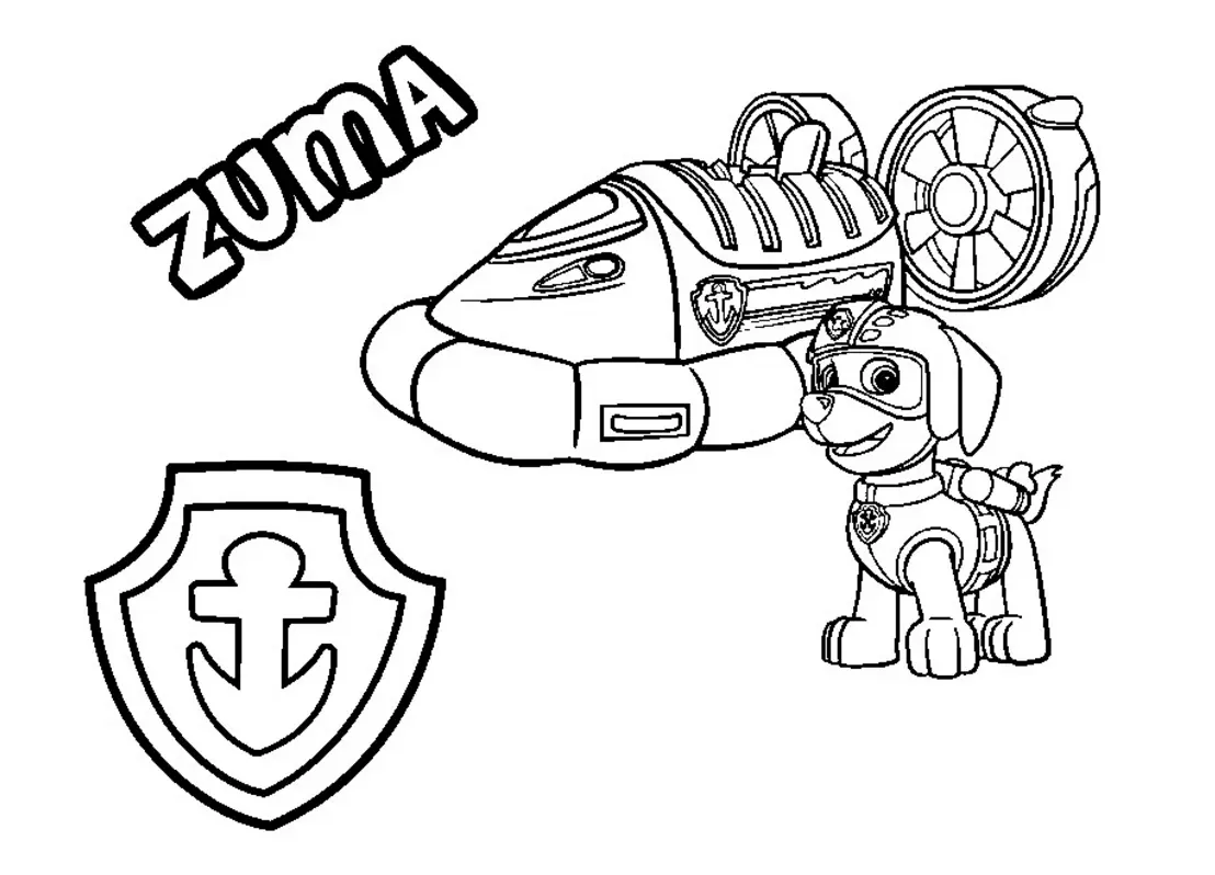 Paw Patrol Ausmalbilder