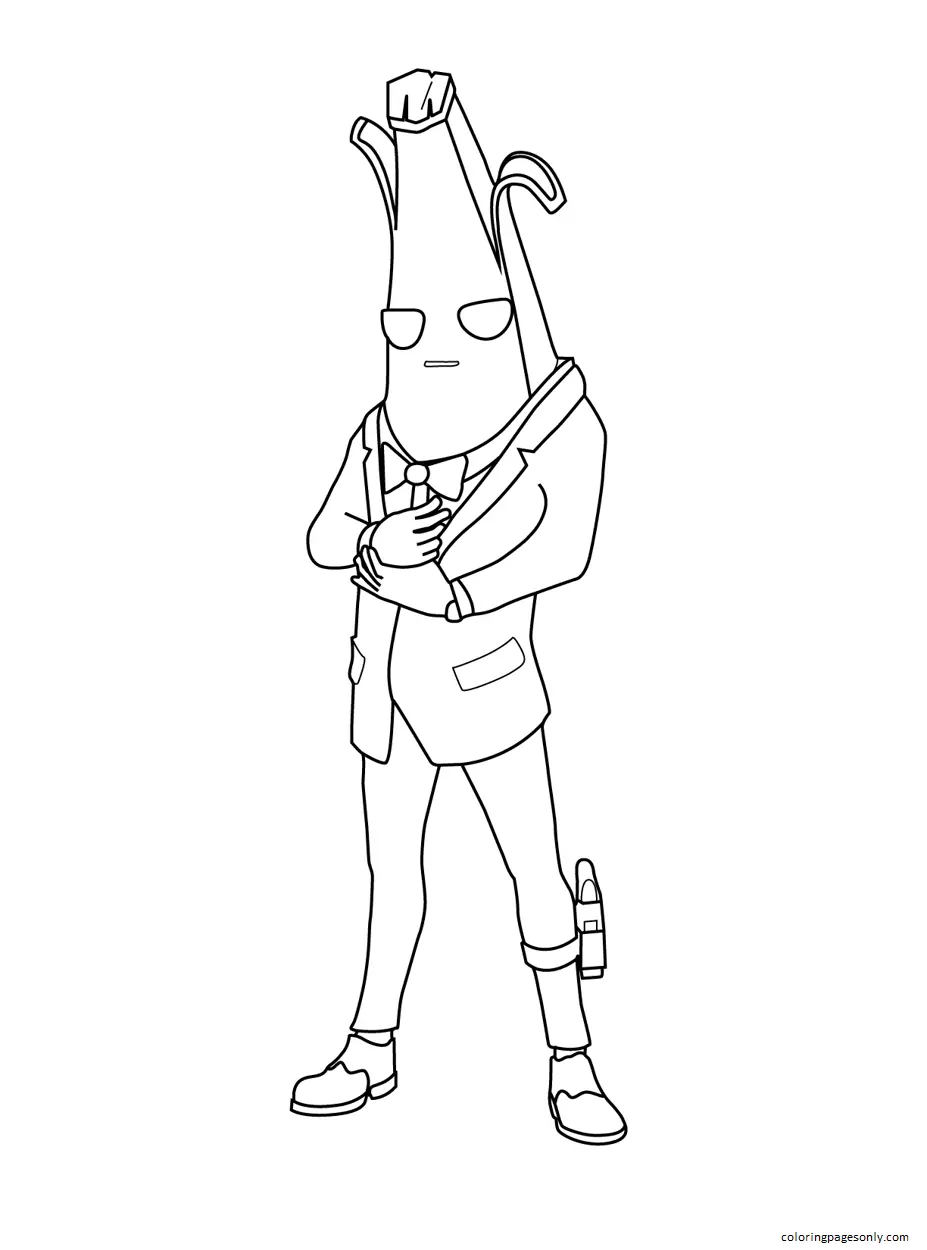 Desenhos de Peely Para Colorir 1