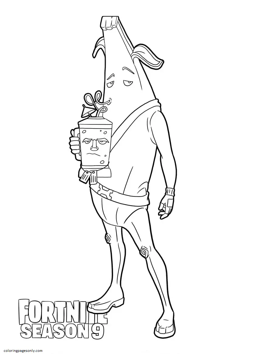 Desenhos de Peely Para Colorir 10