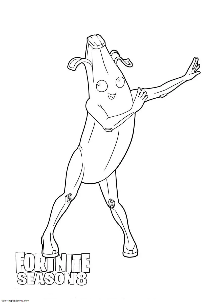 Desenhos de Peely Para Colorir 13