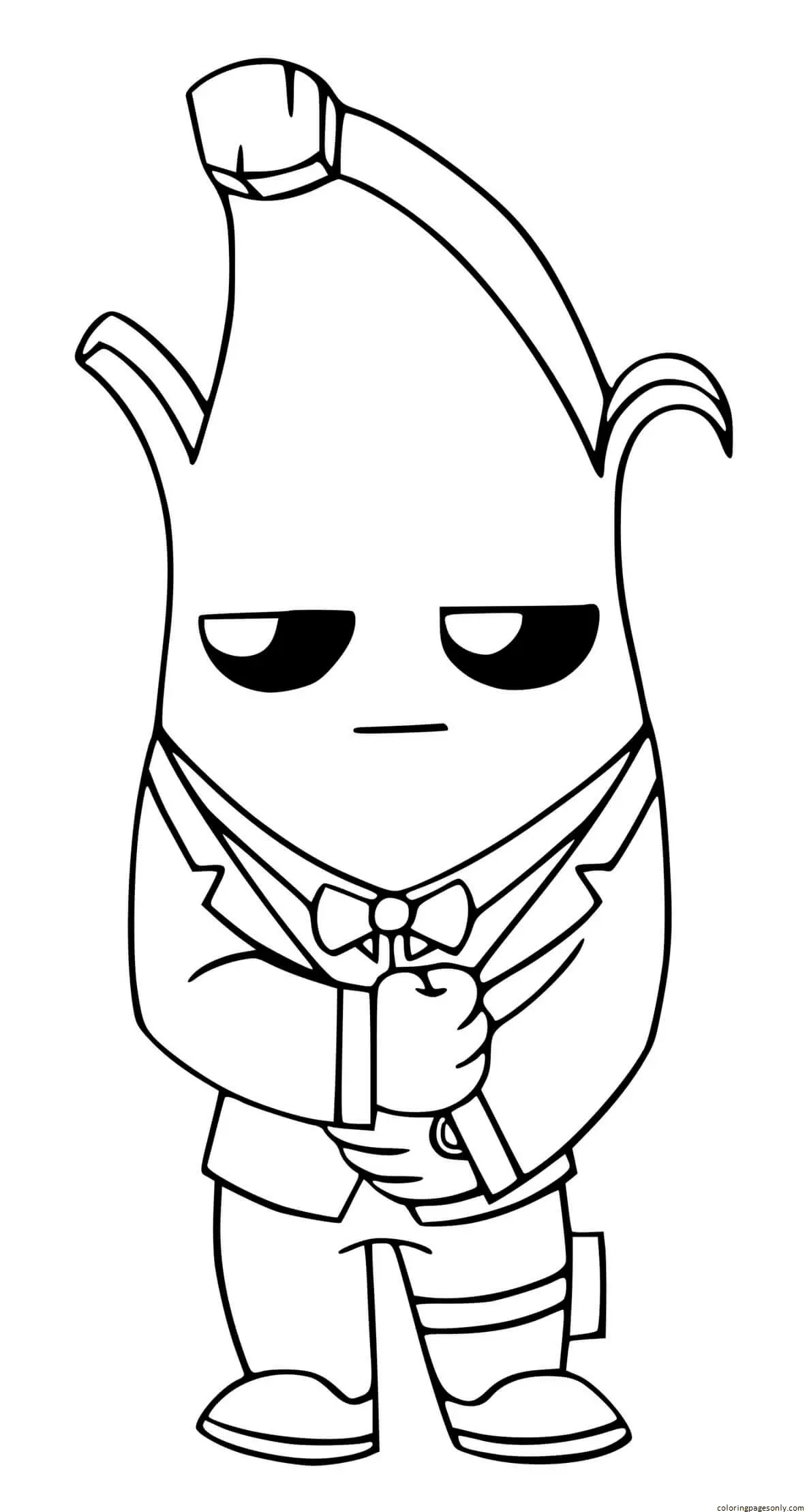 Desenhos de Peely Para Colorir 2