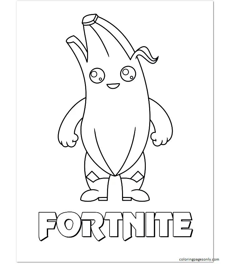 Desenhos de Peely Para Colorir 3
