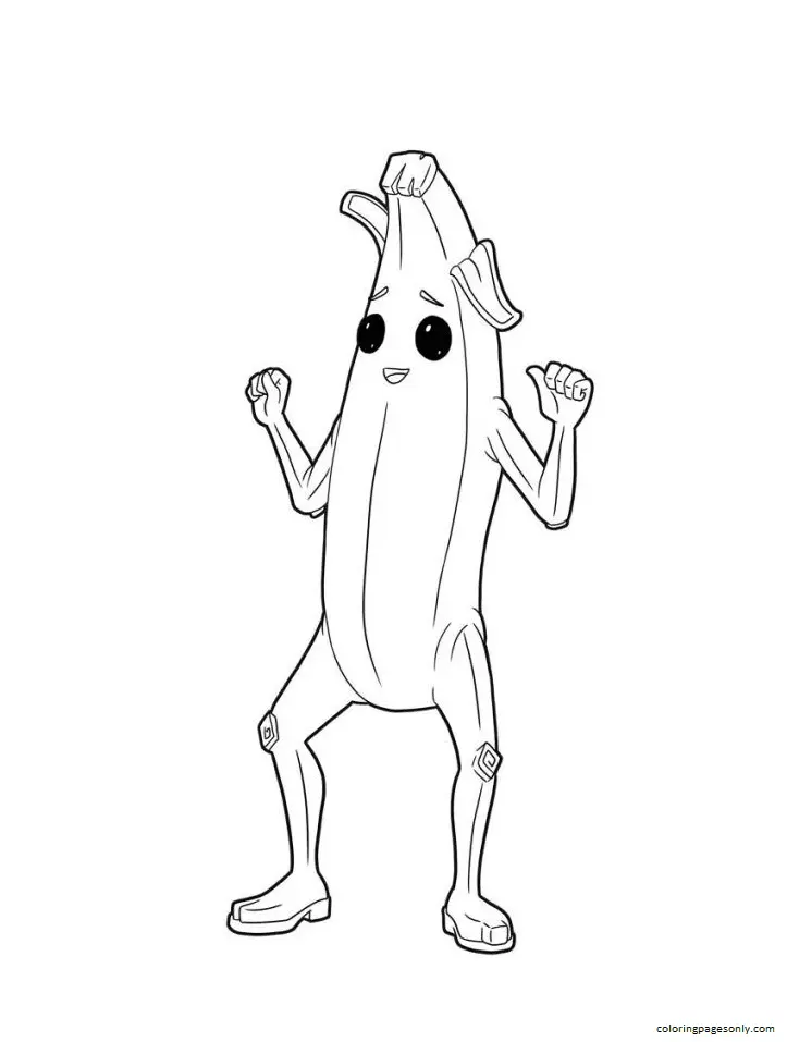 Desenhos de Peely Para Colorir 4