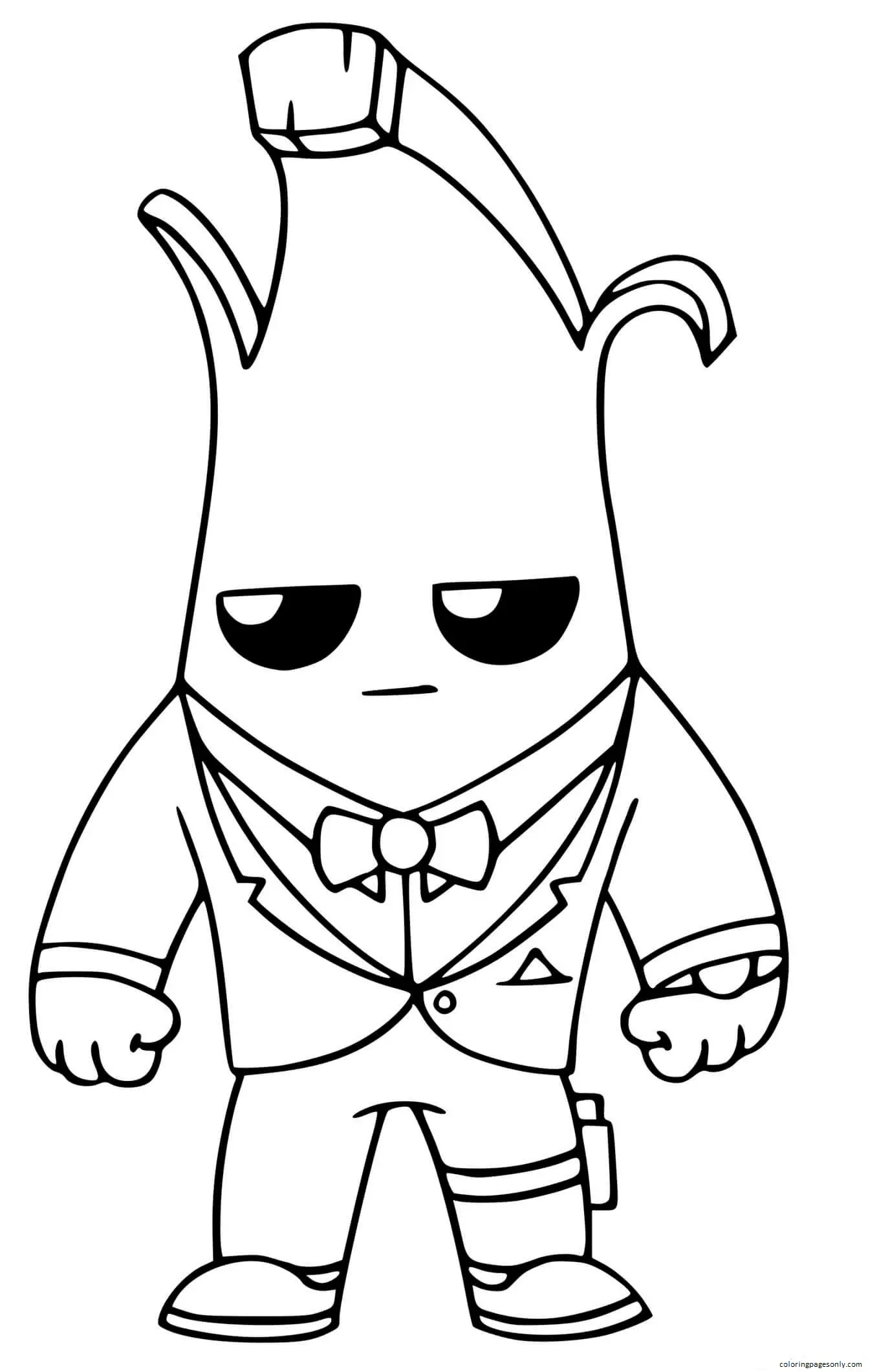 Desenhos de Peely Para Colorir 6