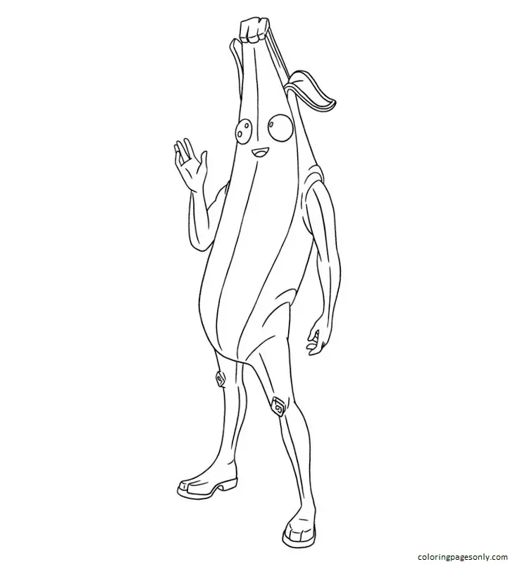 Desenhos de Peely Para Colorir 7