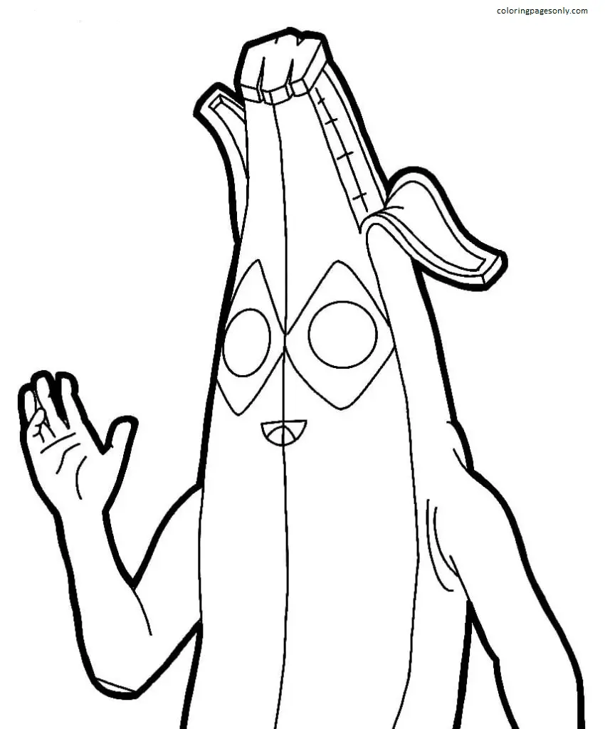Desenhos de Peely Para Colorir 9