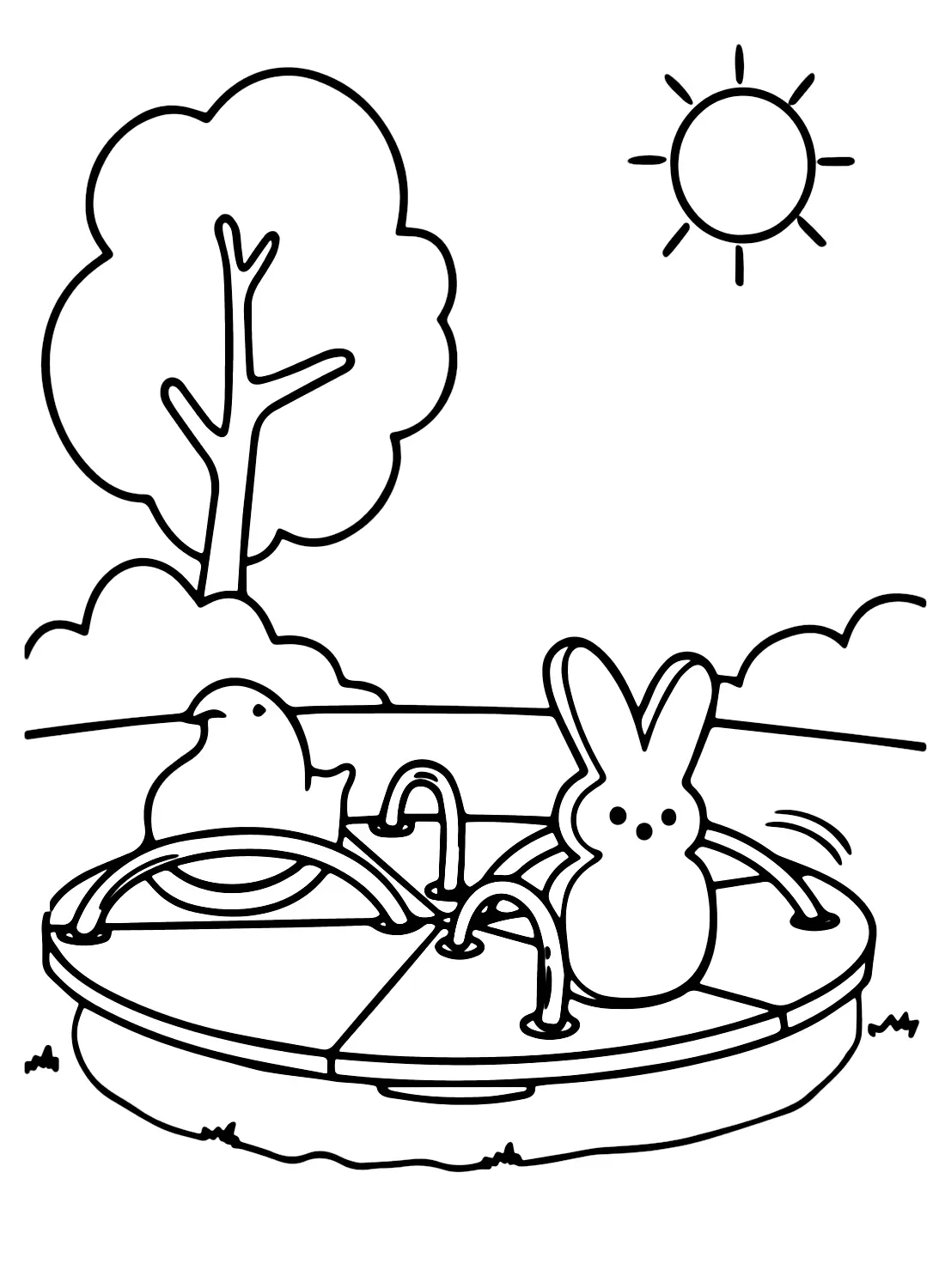 Peeps Para Colorear 17