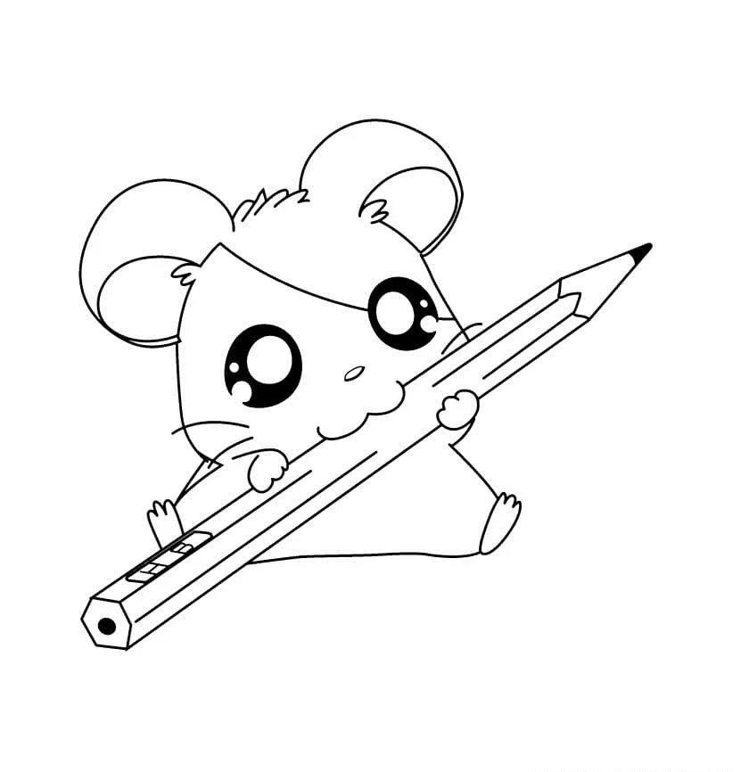 Pencil Coloring Pages 23