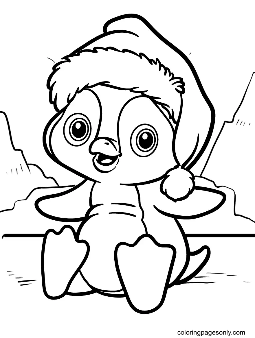 Penguin Coloring Pages 21