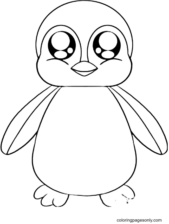 Penguin Coloring Pages 28