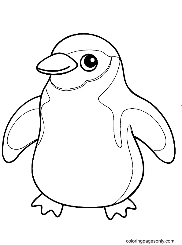 Penguin Coloring Pages 45