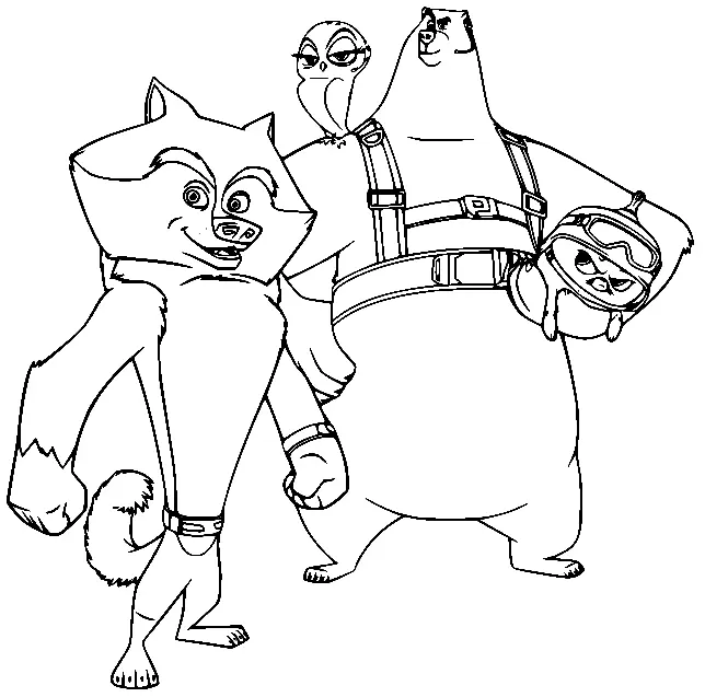Pinguinos De Madagascar Para Colorear 11