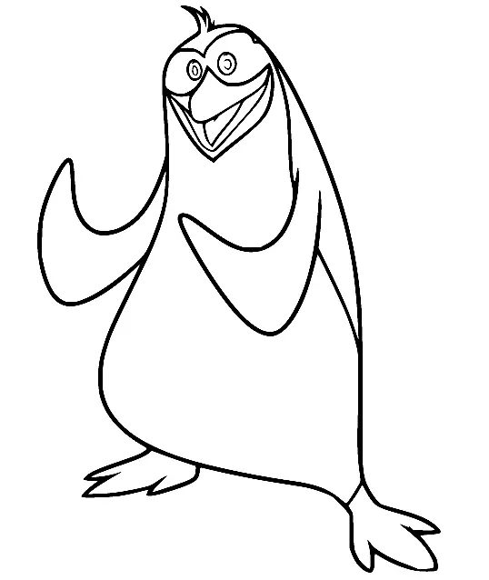 Pinguinos De Madagascar Para Colorear 24
