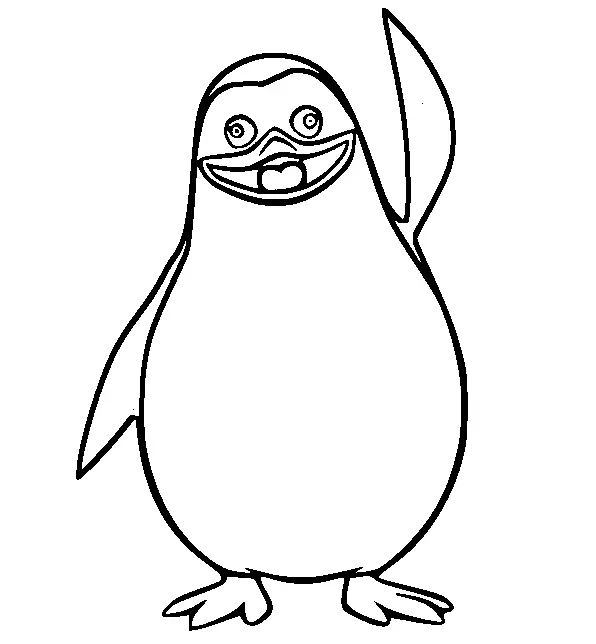 Pinguinos De Madagascar Para Colorear 5