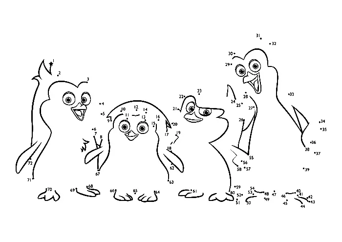 Penguins of Madagascar Coloring Pages 6