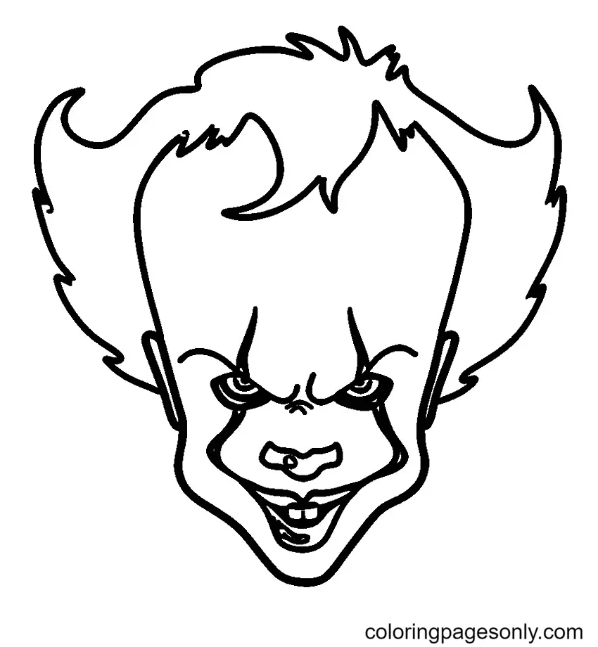Desenhos de Pennywise Para Colorir 28