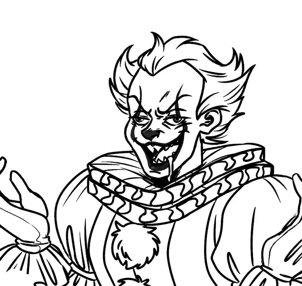 Desenhos de Pennywise Para Colorir 30