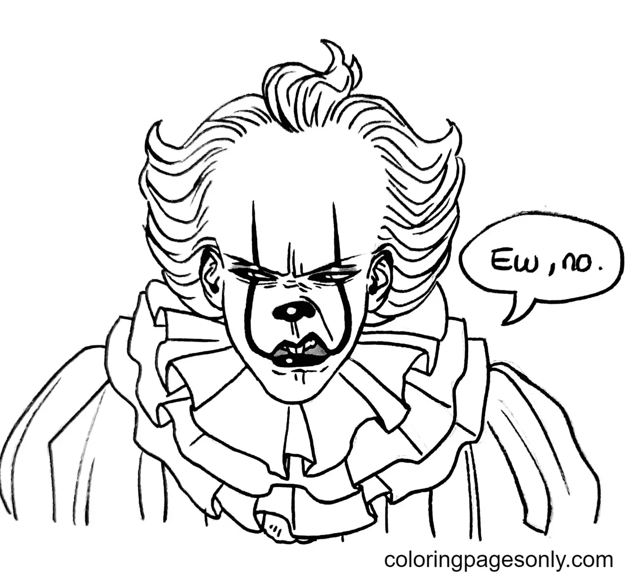 Desenhos de Pennywise Para Colorir 4