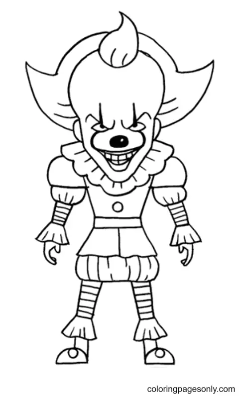 Desenhos de Pennywise Para Colorir 8