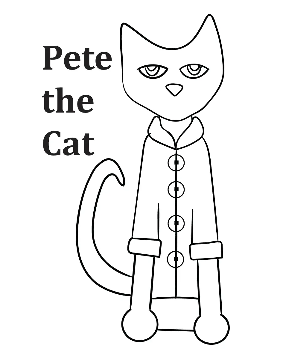 Desenhos de Pete o gato Para Colorir 55
