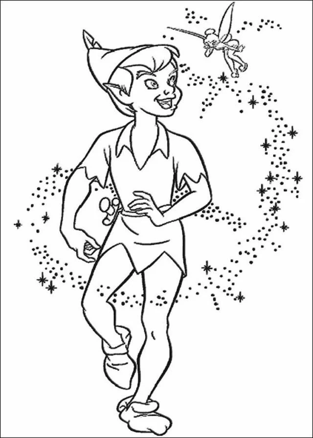 Desenhos de Peter Pan Para Colorir 36