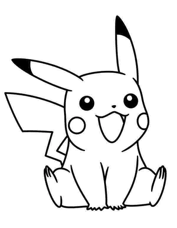 Pikachu Ausmalbilder 10