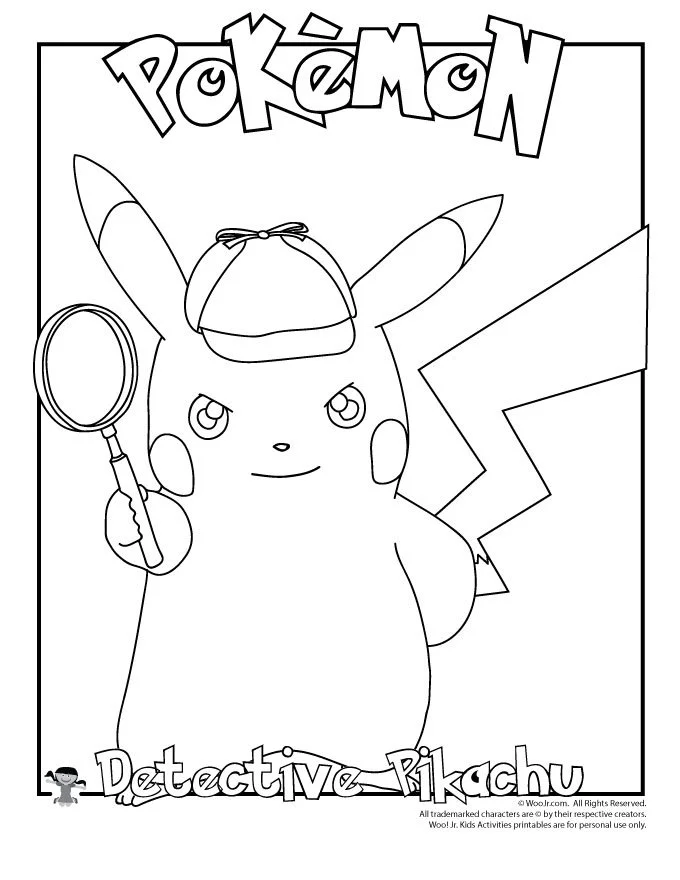 Pikachu Ausmalbilder 13