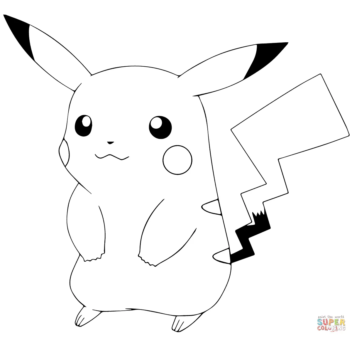 Pikachu Ausmalbilder 2
