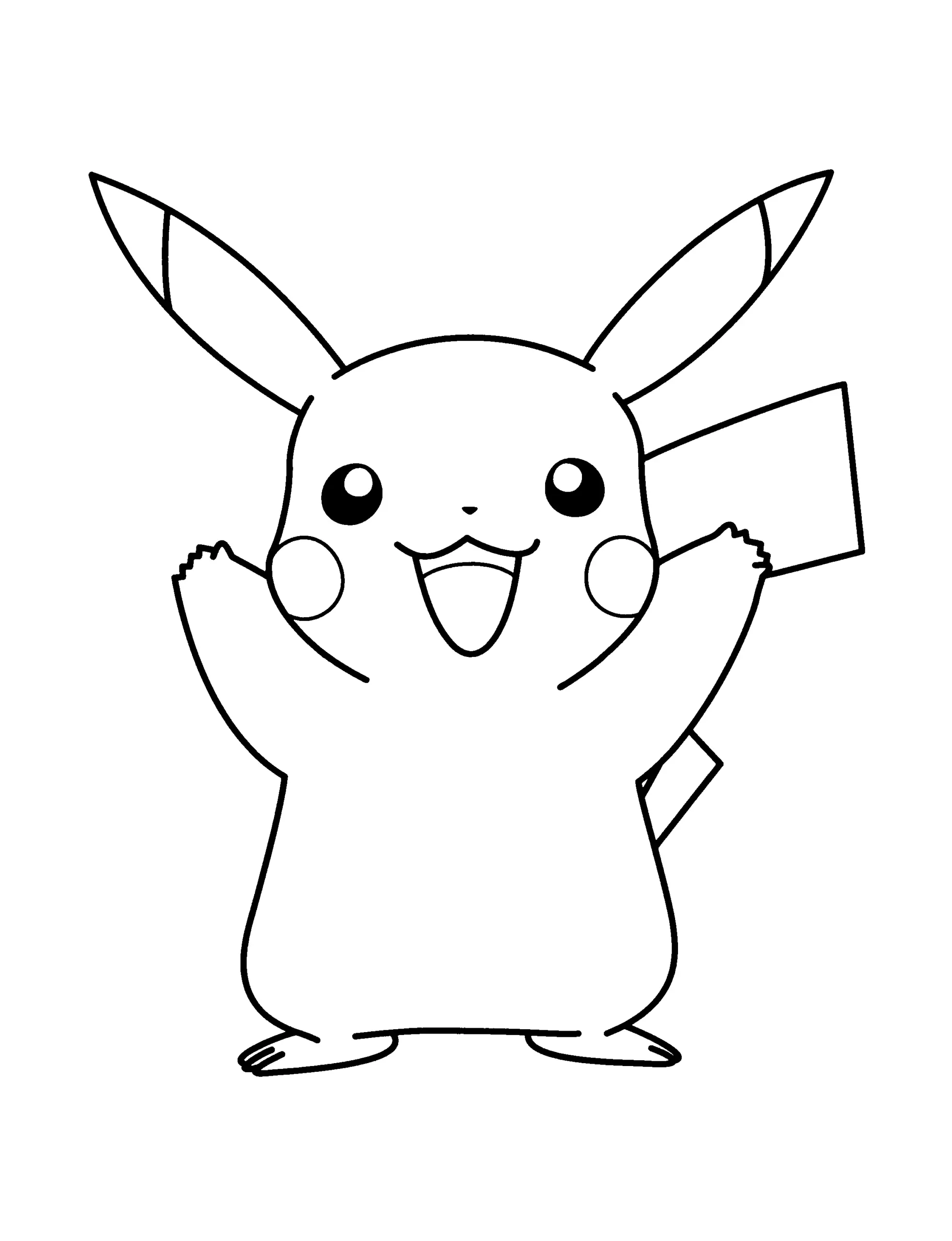 Pikachu Ausmalbilder 3