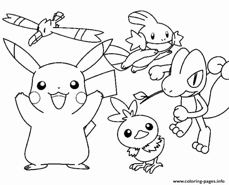 Pikachu Ausmalbilder 30