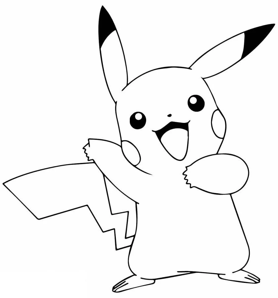 Pikachu Ausmalbilder 4