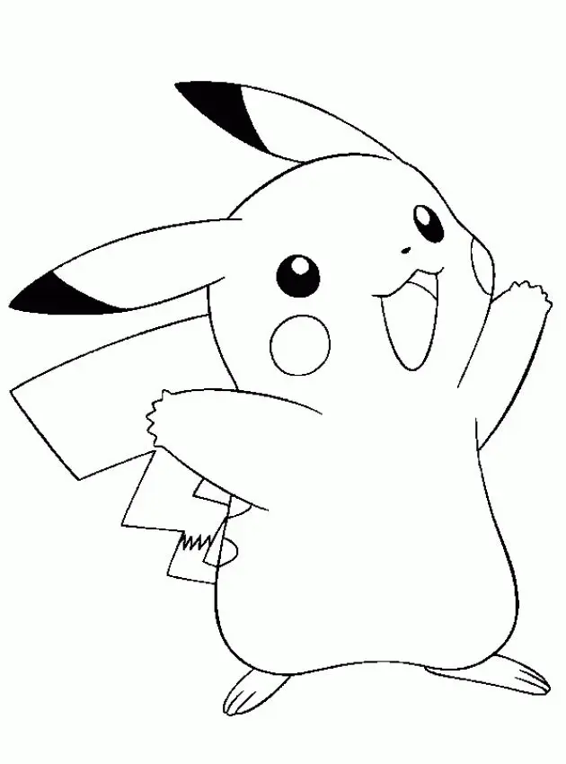 Pikachu Ausmalbilder 43
