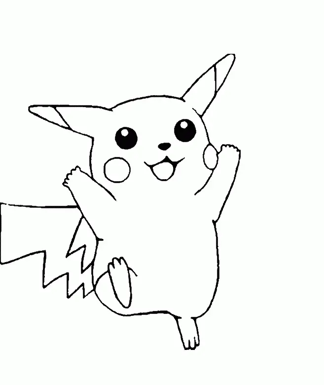Pikachu Ausmalbilder 44