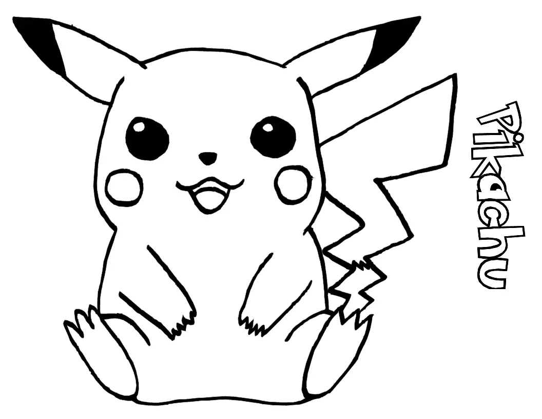 Pikachu Ausmalbilder 7