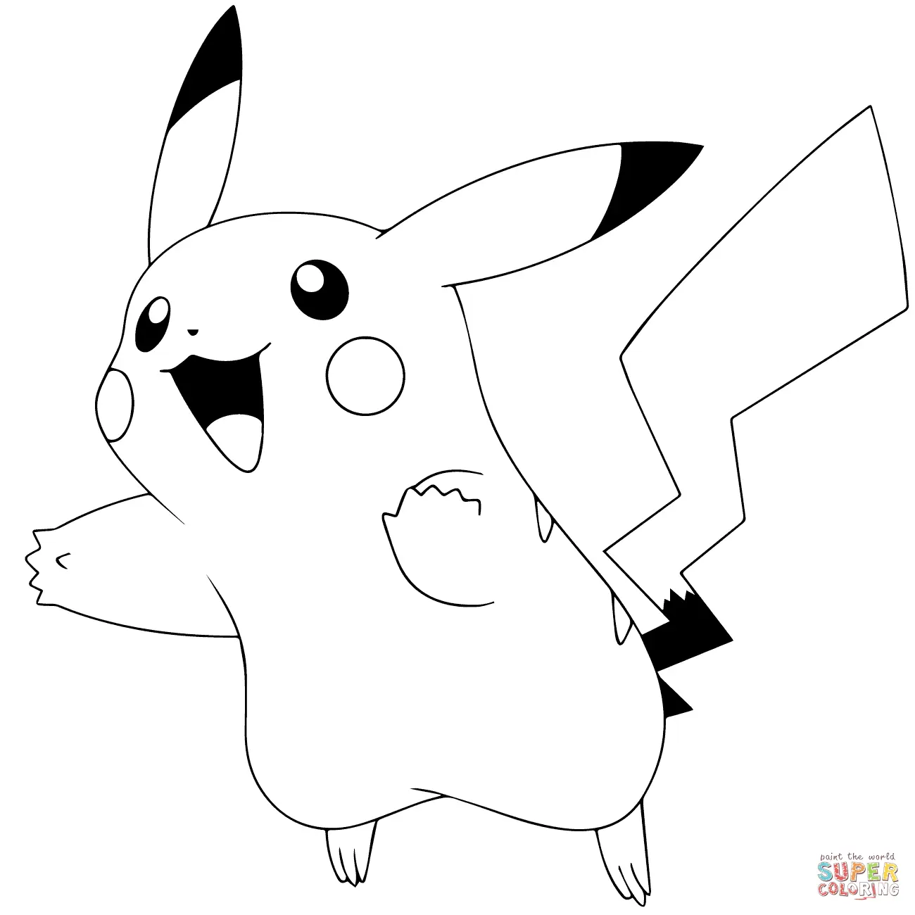 Pikachu Ausmalbilder 8