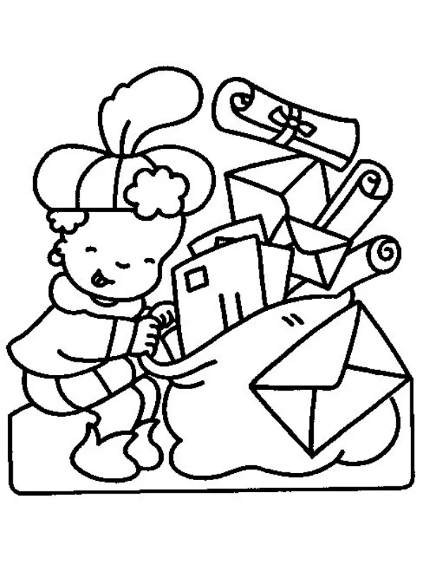 Chapeu de Piet para Colorear 16
