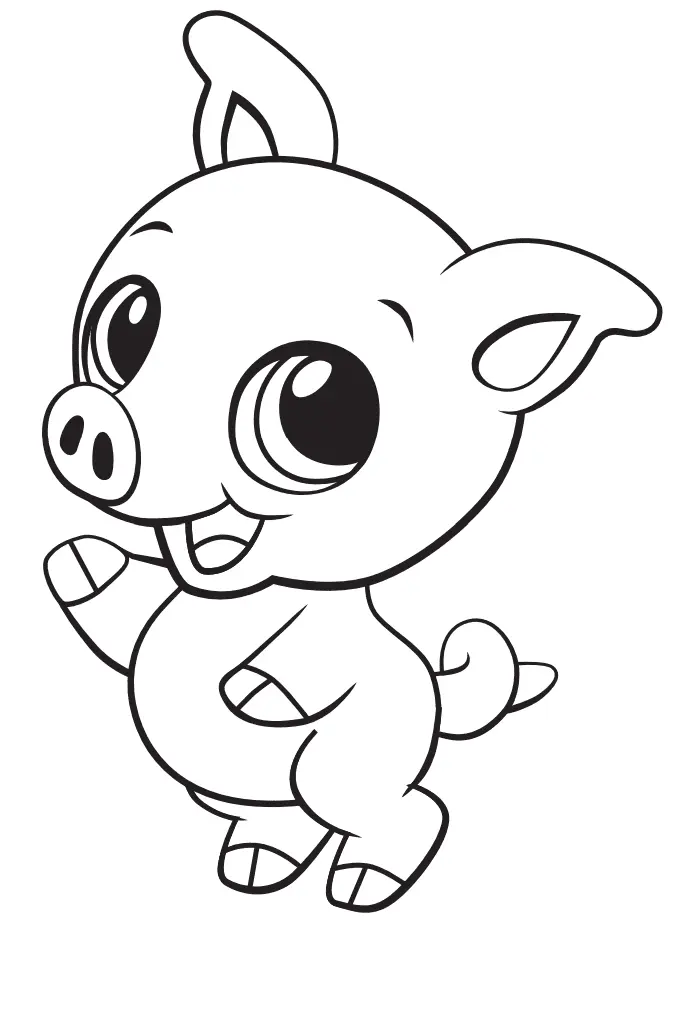 Schwein Ausmalbilder 16