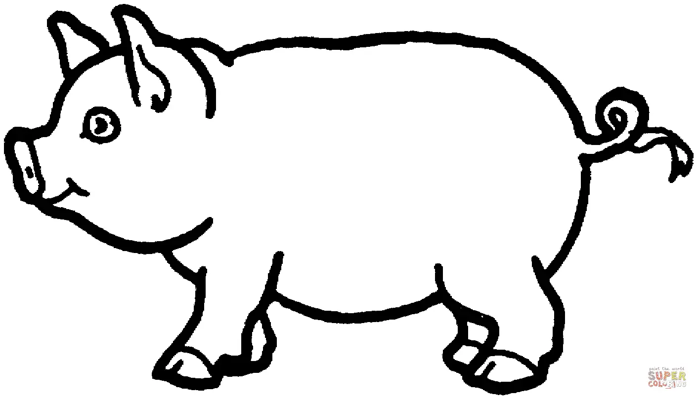 Schwein Ausmalbilder 35