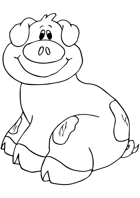 Cerdos Para Colorear 37