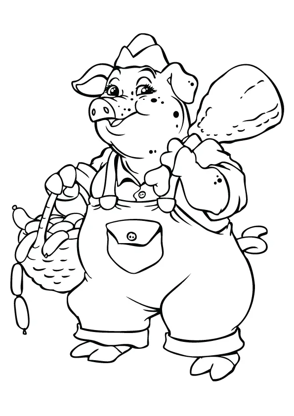 Schwein Ausmalbilder 40