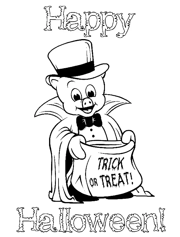 Piggly Wiggly Para Colorear 24