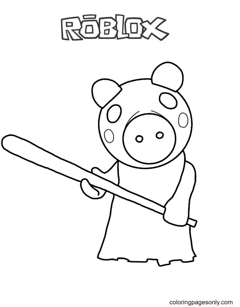 Piggy Coloring Pages 1